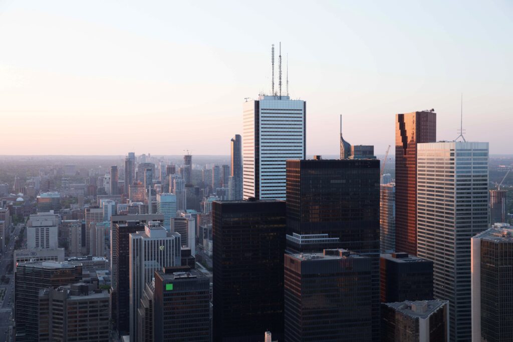 City Aerial Cityscape Free Stock HD Photo