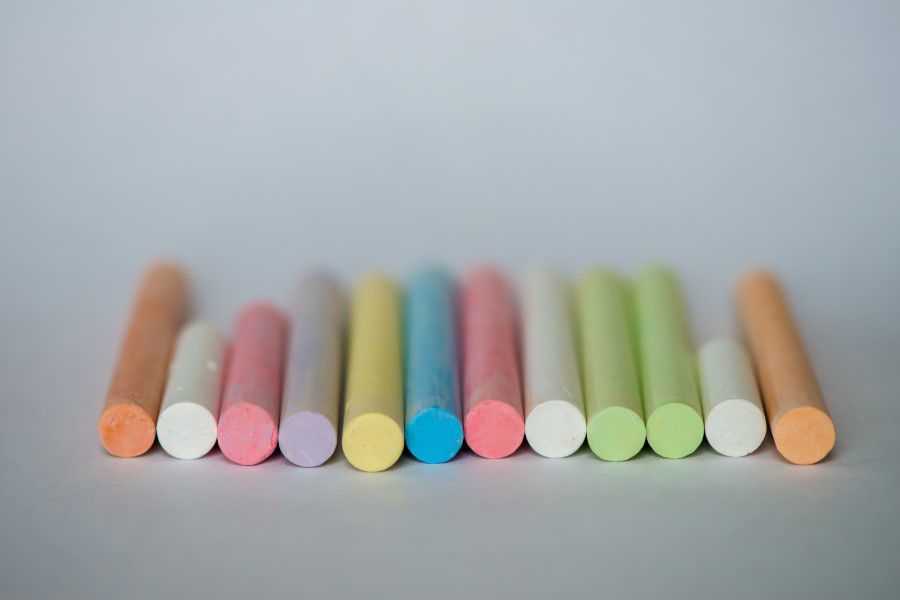 Colorful Chalk Free Stock HD Photo