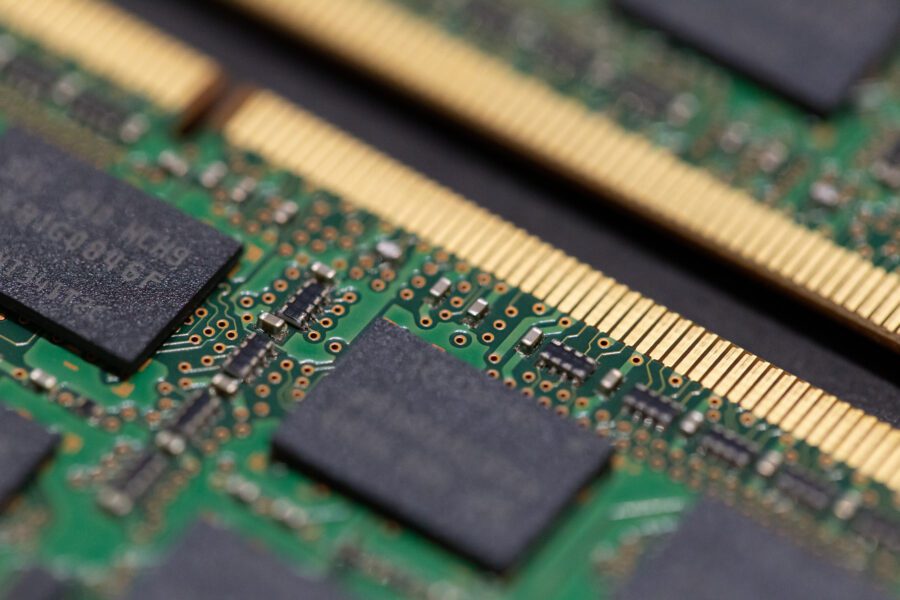 Computer Memory Detail Free Stock HD Photo