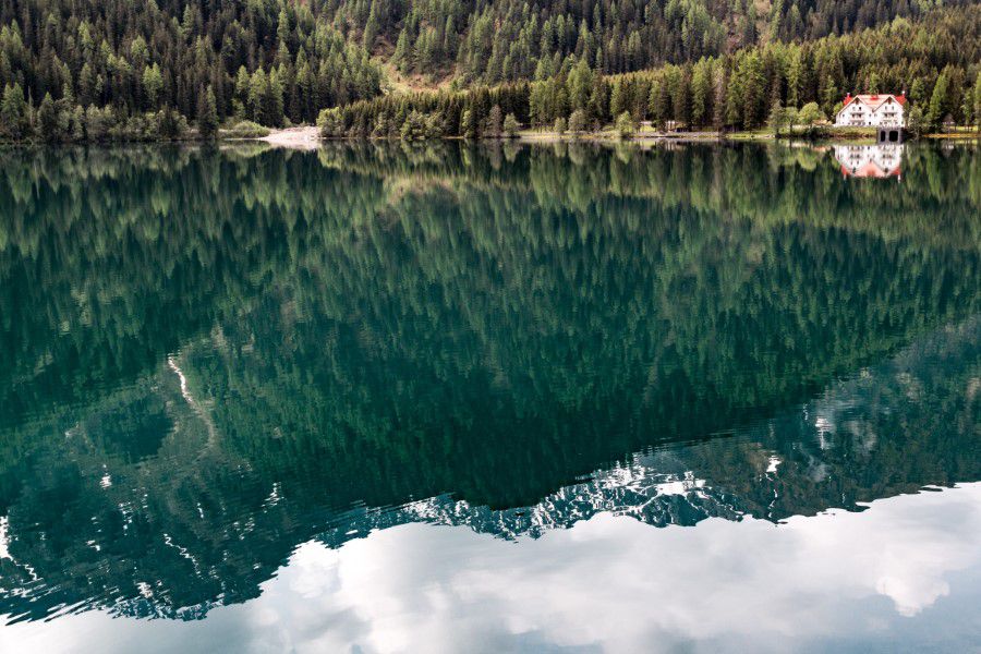 Lake Reflection Free Stock HD Photo