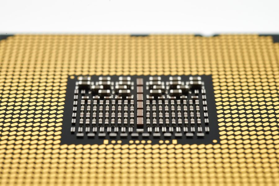 CPU Processor Macro Free Stock HD Photo