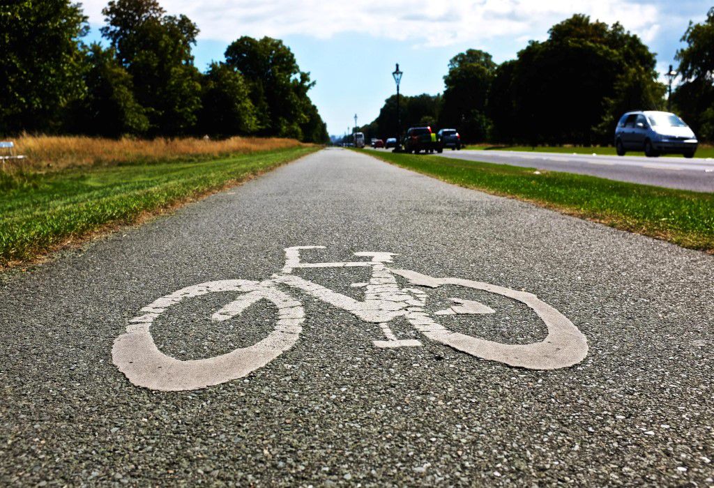 Cycle Path Free Stock HD Photo