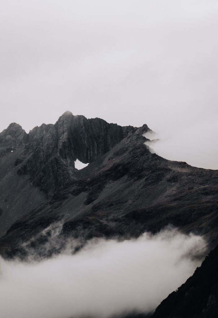 Misty Mountain Clouds Free Stock HD Photo