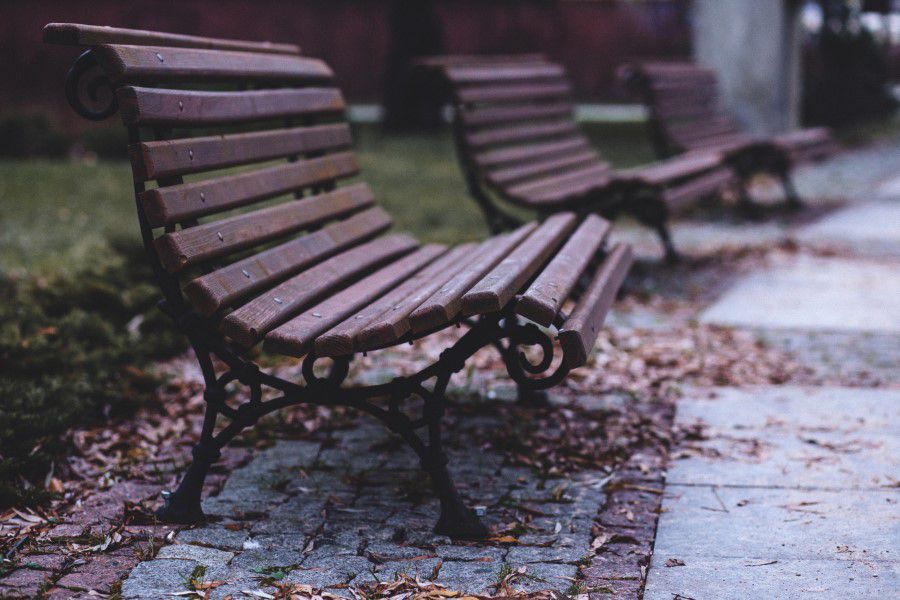 Empty Benches Free Stock HD Photo