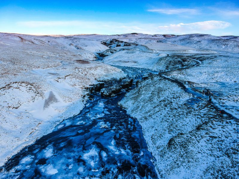 Winter River Free Stock HD Photo