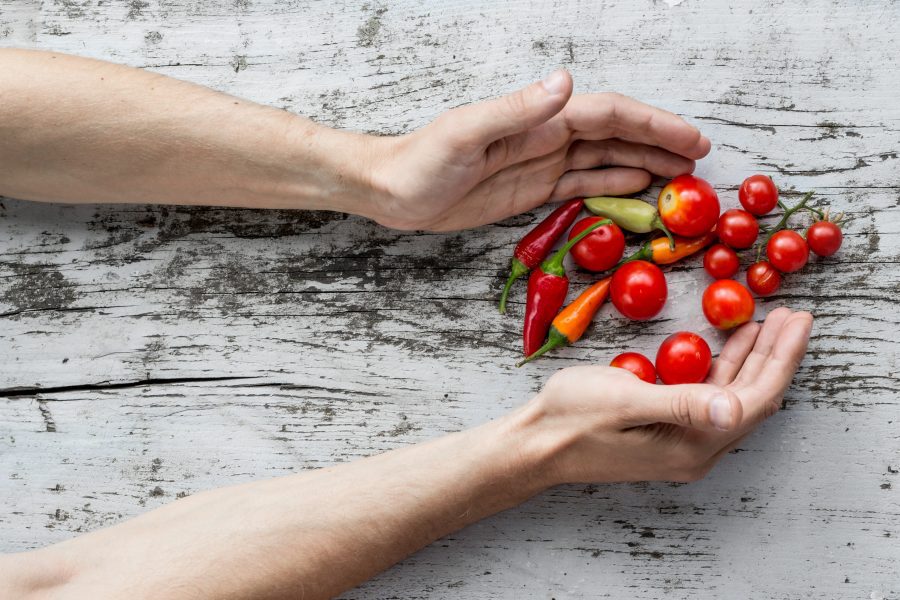 Hands Holding Vegetables Free Stock HD Photo