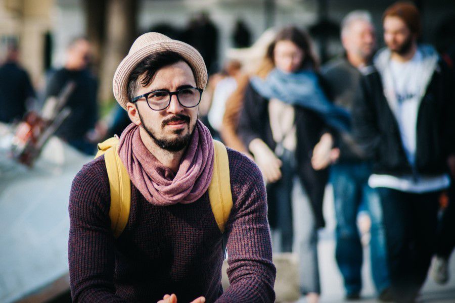 Hipster Crowd Free Stock HD Photo