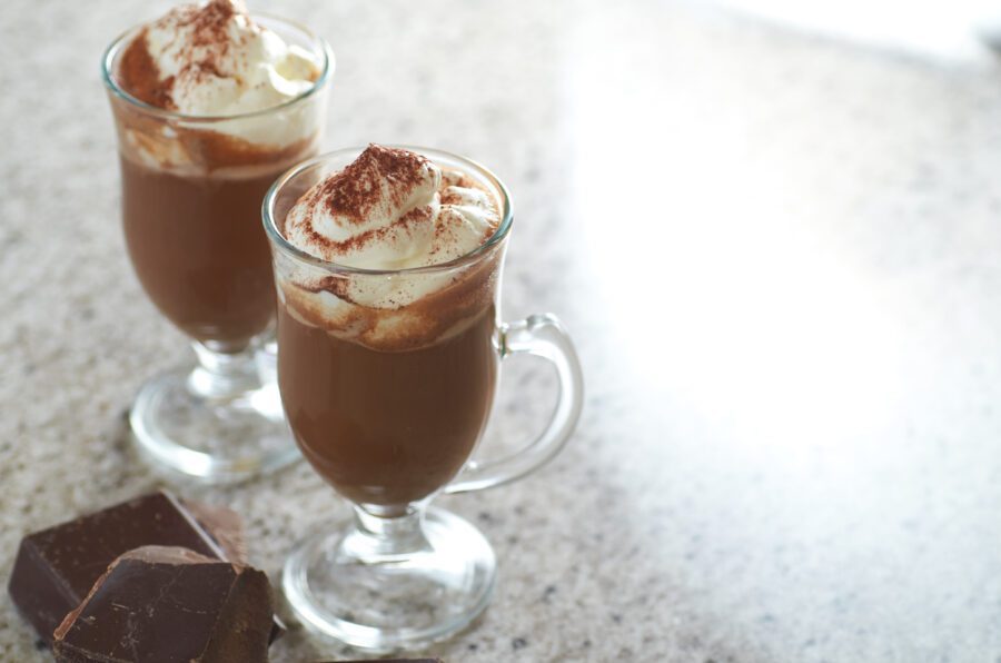 Hot Chocolate Glass Free Stock HD Photo