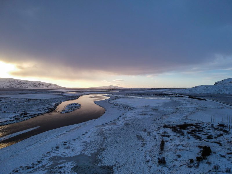 Cold Winter River Free Stock HD Photo