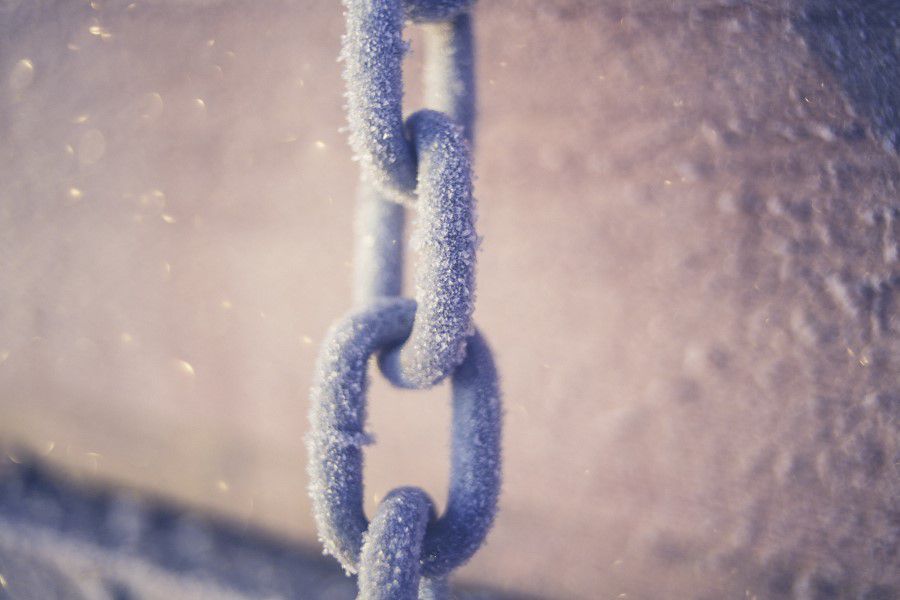 Icy Chain Free Stock HD Photo