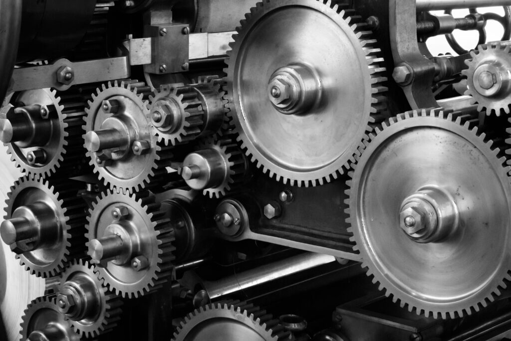 Industrial Machine Gears Free Stock HD Photo