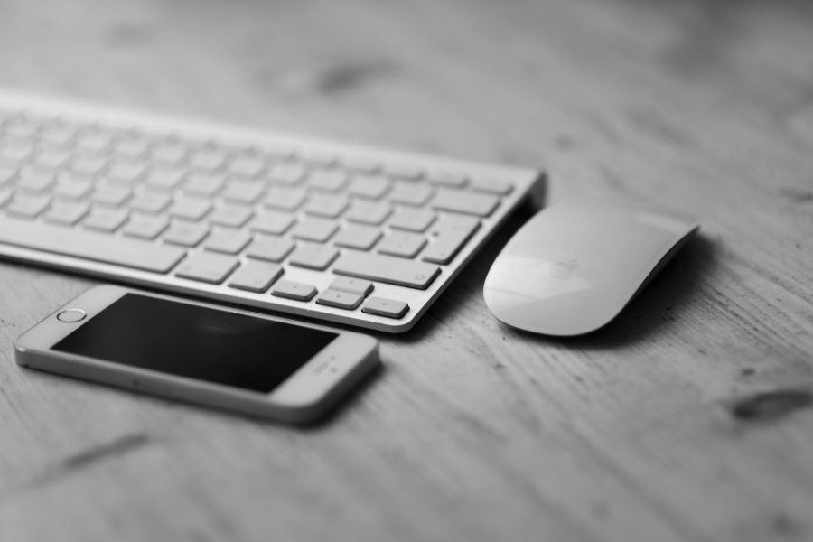 Mobile Device Keyboard Mouse Free Stock HD Photo