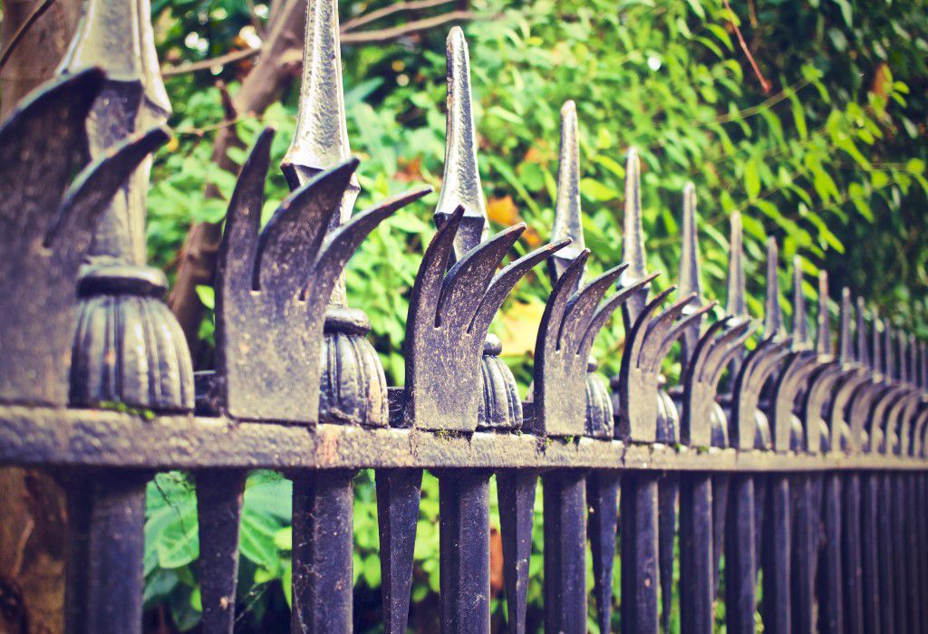 Metal Fence Free Stock HD Photo