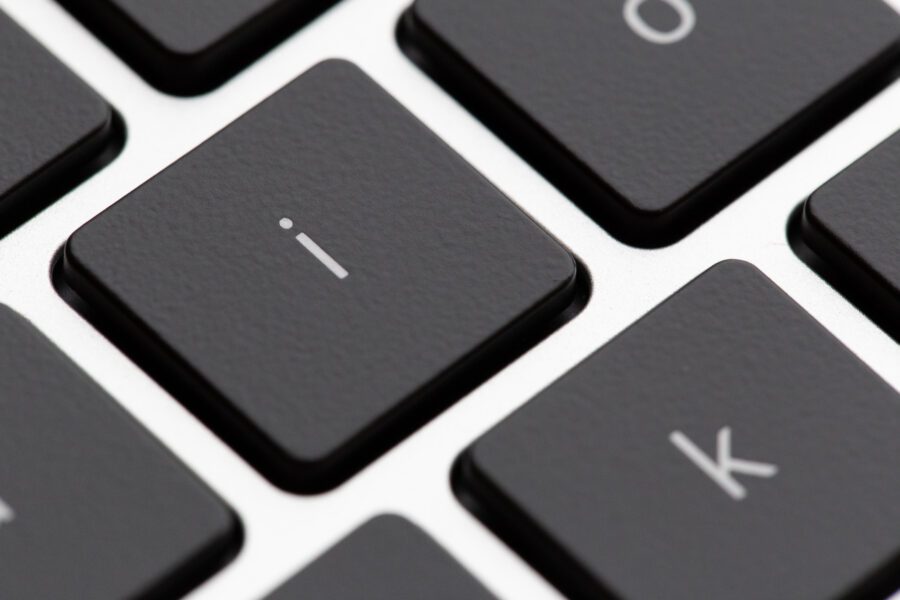 Laptop Keyboard Macro Free Stock HD Photo