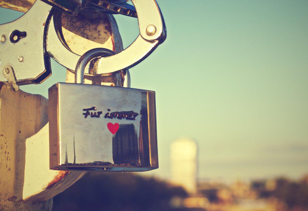 Locked In Love Free Stock HD Photo