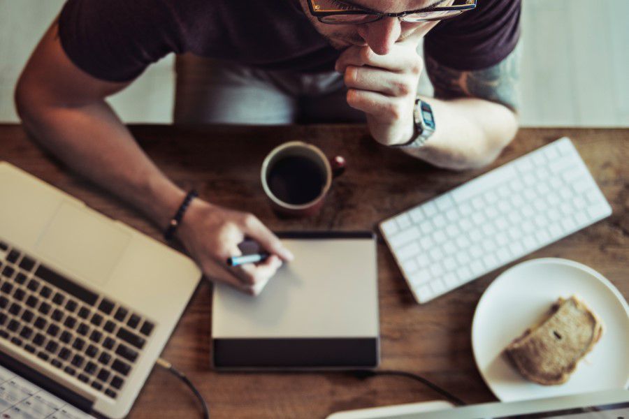 Computer Desk Free Stock HD Photo