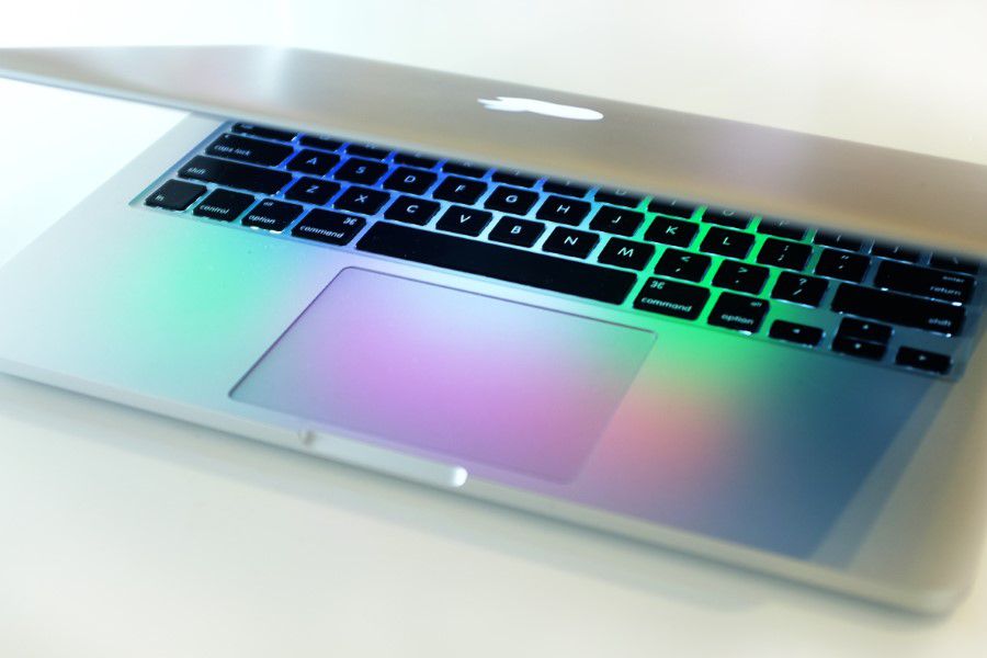 Illuminated Computer Free Stock HD Photo