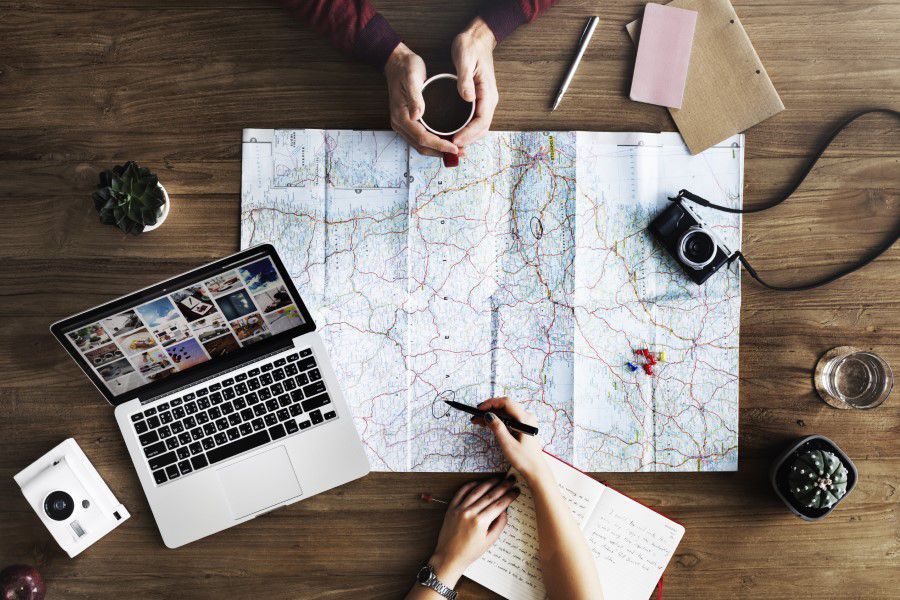 Planning Journey Free Stock HD Photo