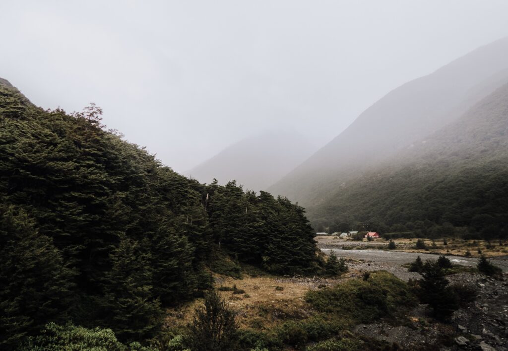 Misty Mountain Valley Free Stock HD Photo