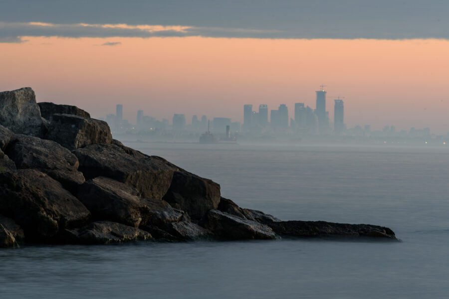 Ocean City Skyline Free Stock HD Photo