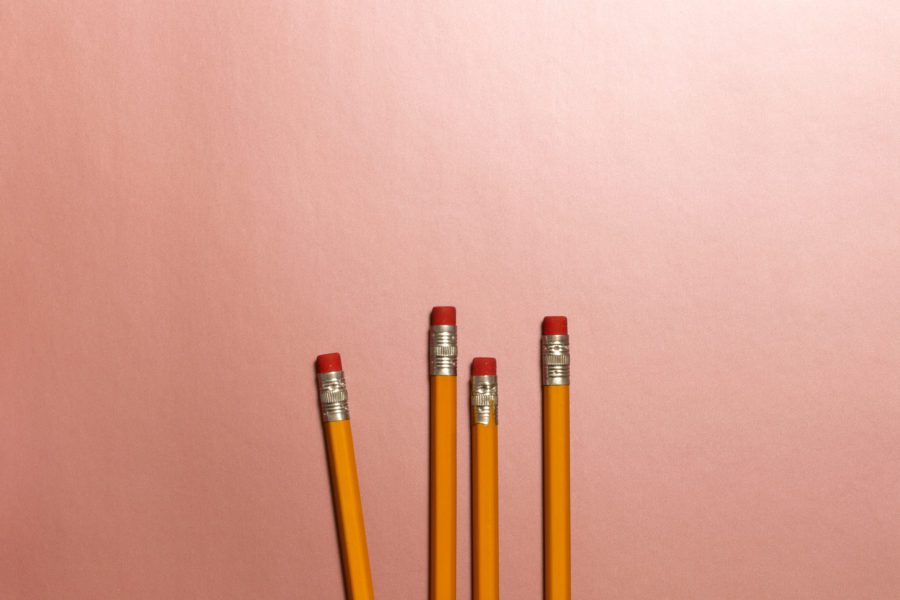 Pencils on Paper Free Stock HD Photo