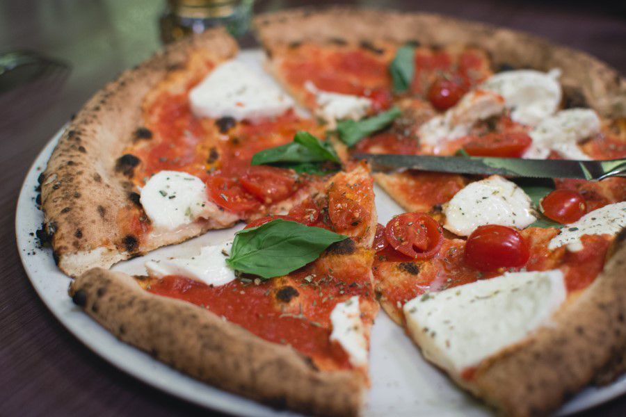 Pizza Margherita Free Stock HD Photo