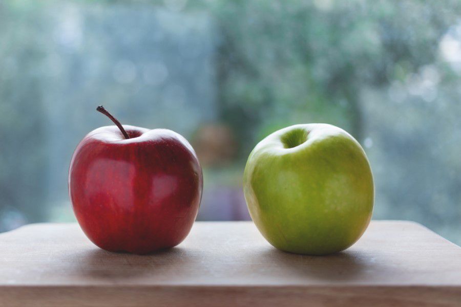 Red & Green Apples Free Stock HD Photo