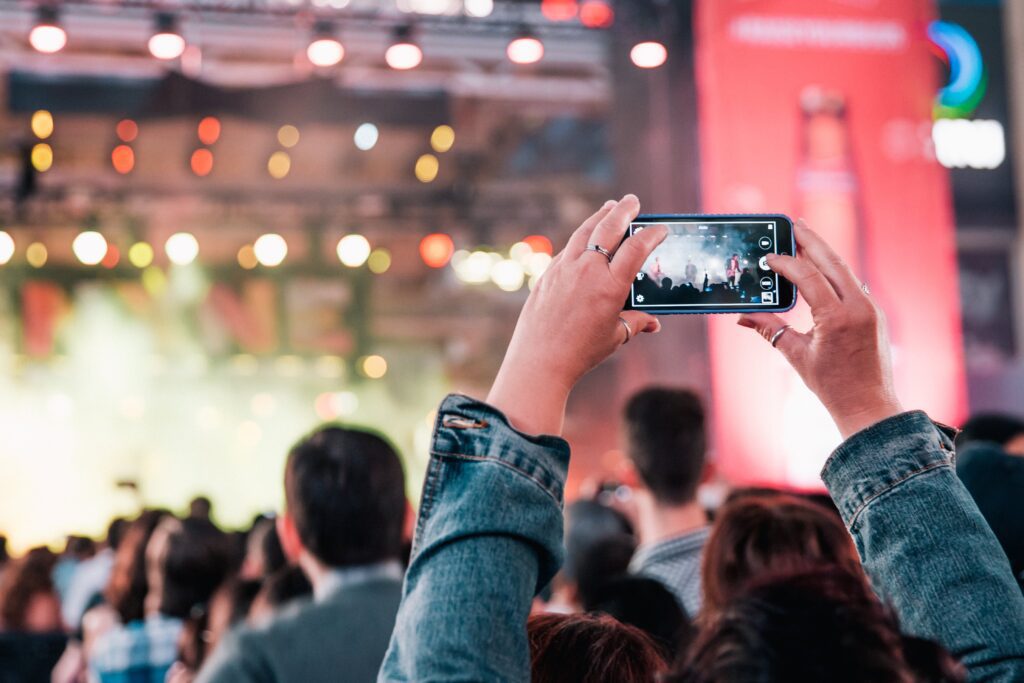 Concert Festival Smartphone Free Stock HD Photo