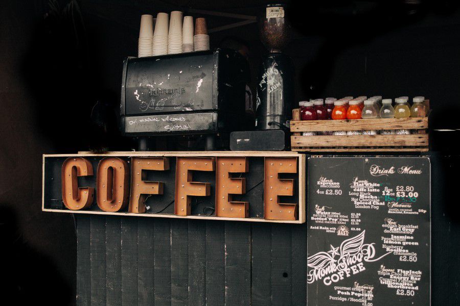 Coffee Sign Free Stock HD Photo