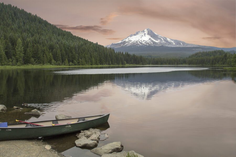 Canoe Lake Water Free Stock HD Photo