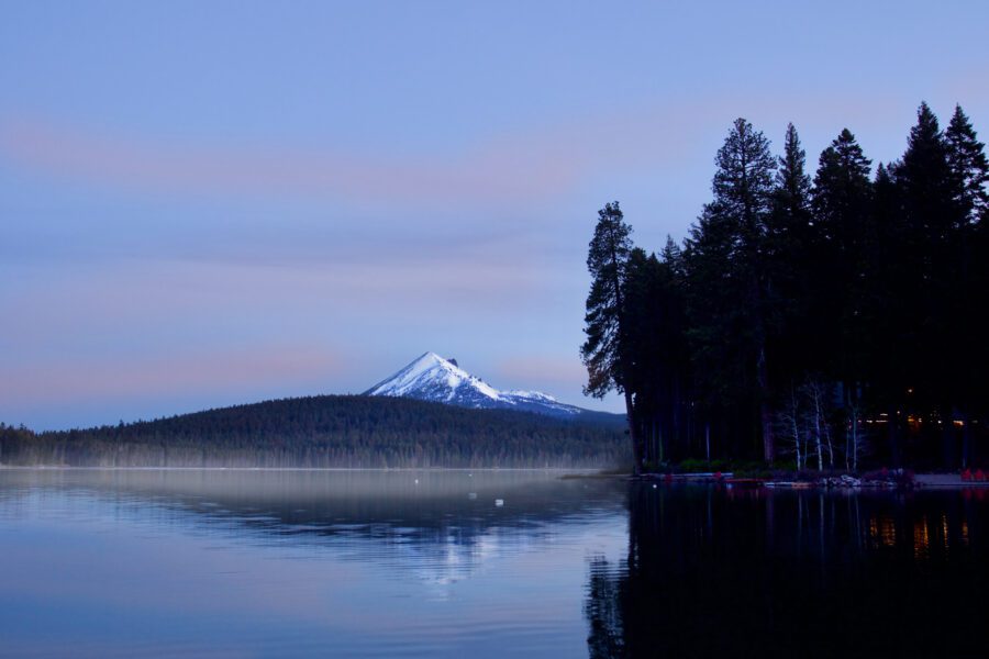 Mountain Lake Landscape Free Stock HD Photo