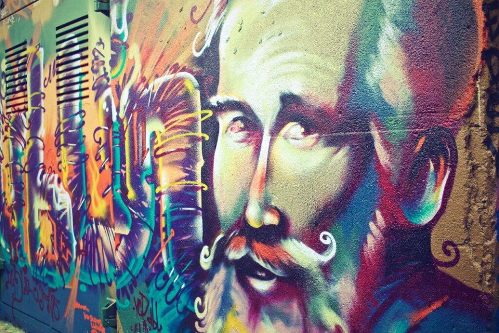 Stalin Street Art Free Stock HD Photo