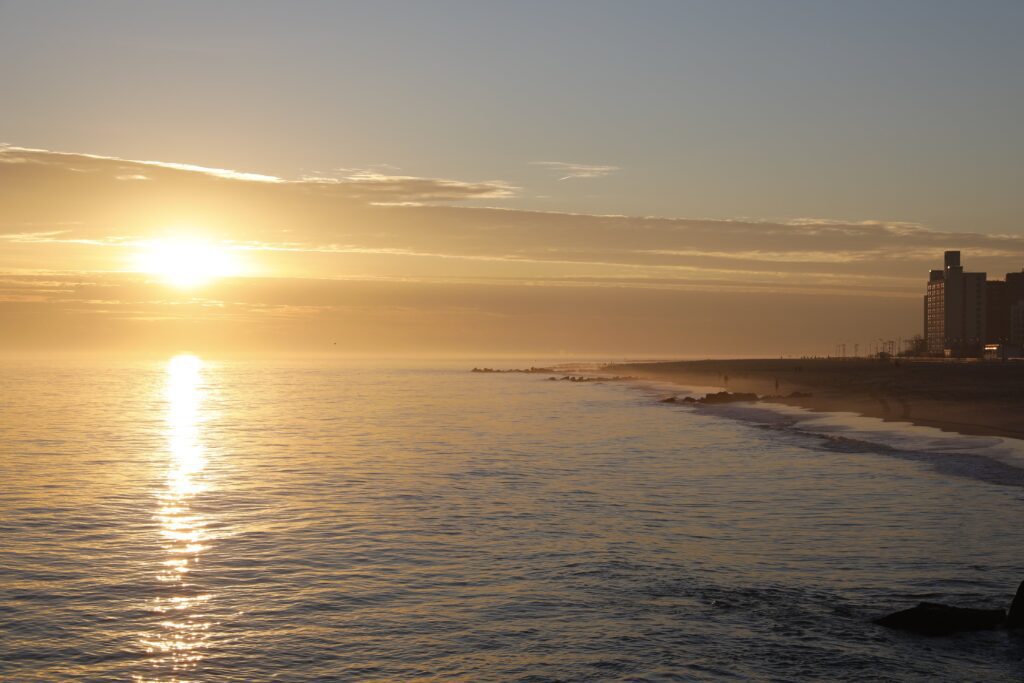 Sunset Water Beach Free Stock HD Photo