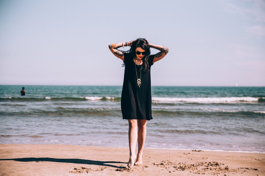 Woman Beach Female Free Stock HD Photo