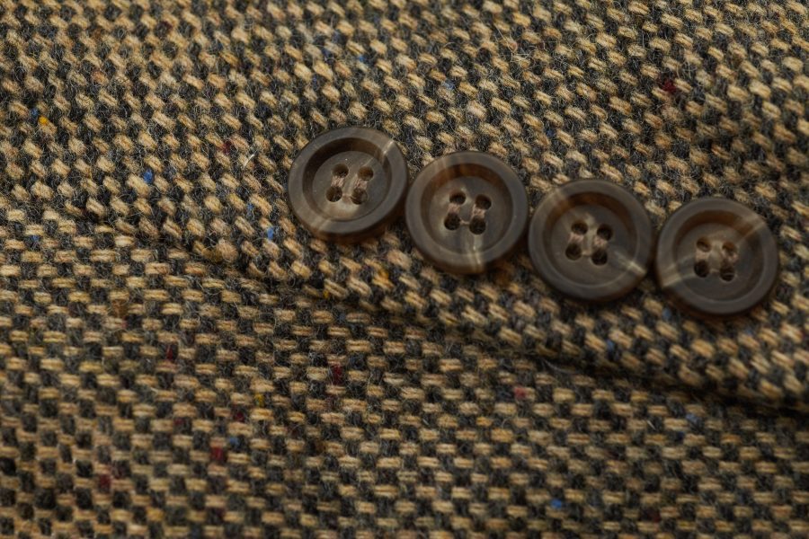 Tweed Suit Buttons Free Stock HD Photo