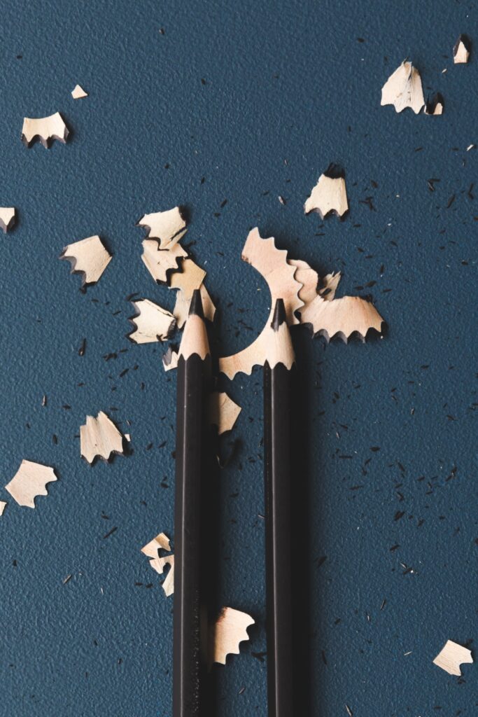 Shaved Pencils Free Stock HD Photo