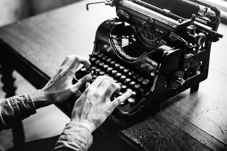 Typing Typewriter Free Stock HD Photo
