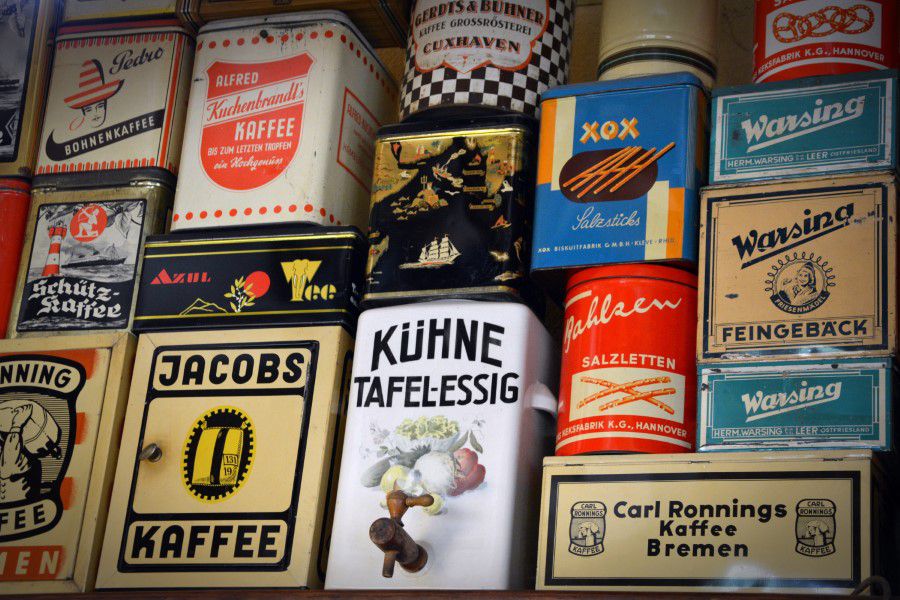 Coffee Tins Free Stock HD Photo