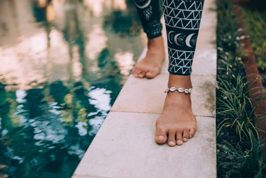 Bare Feet Water Free Stock HD Photo