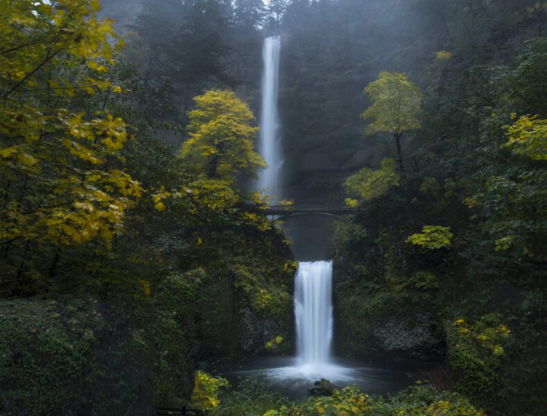 Waterfall Nature Mountain Free Stock HD Photo