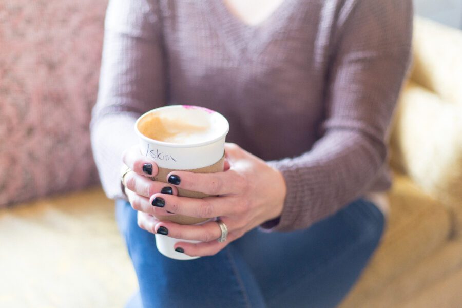 Holding Coffee Cup Free Stock HD Photo