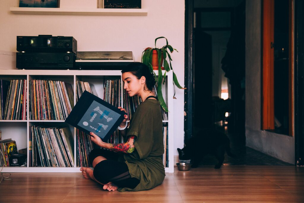 Woman Sitting Reading Free Stock HD Photo