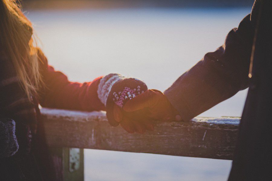 Holding Hands Free Stock HD Photo