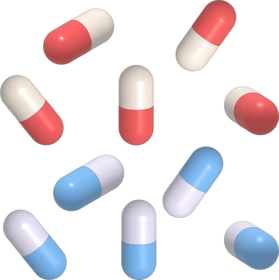 pills, drug icon isolated illustration vector Stock Free