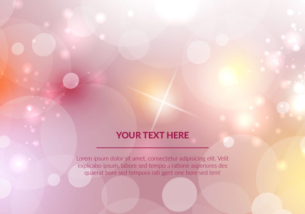 Pink Bokeh Vector Background Illustration Free Vector and Free SVG