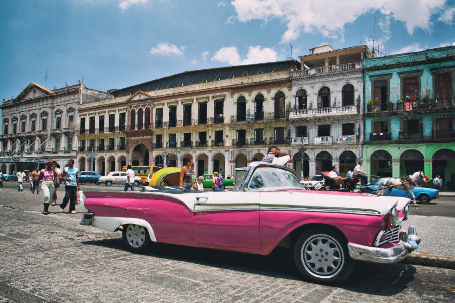 Pink Cadillac Free Stock HD Photo