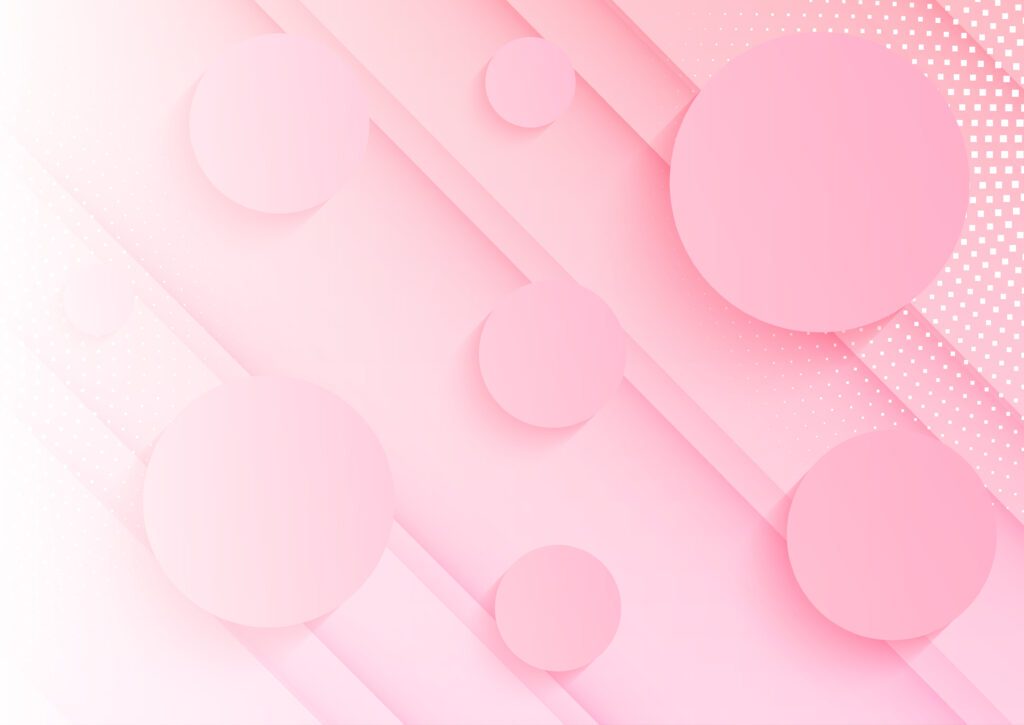 pink circles abstract background Free Vector