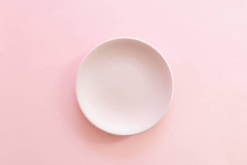 Pink Plate Minimalism Free Photo