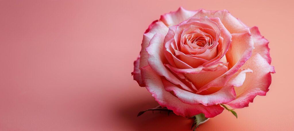 Pink Rose on Pink Background Stock Free