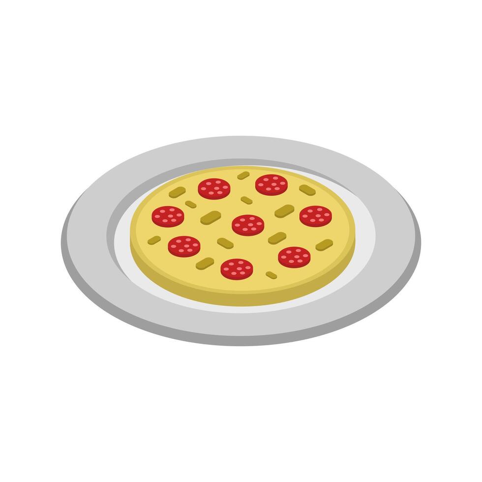 Pizza Icon On Background Stock Free